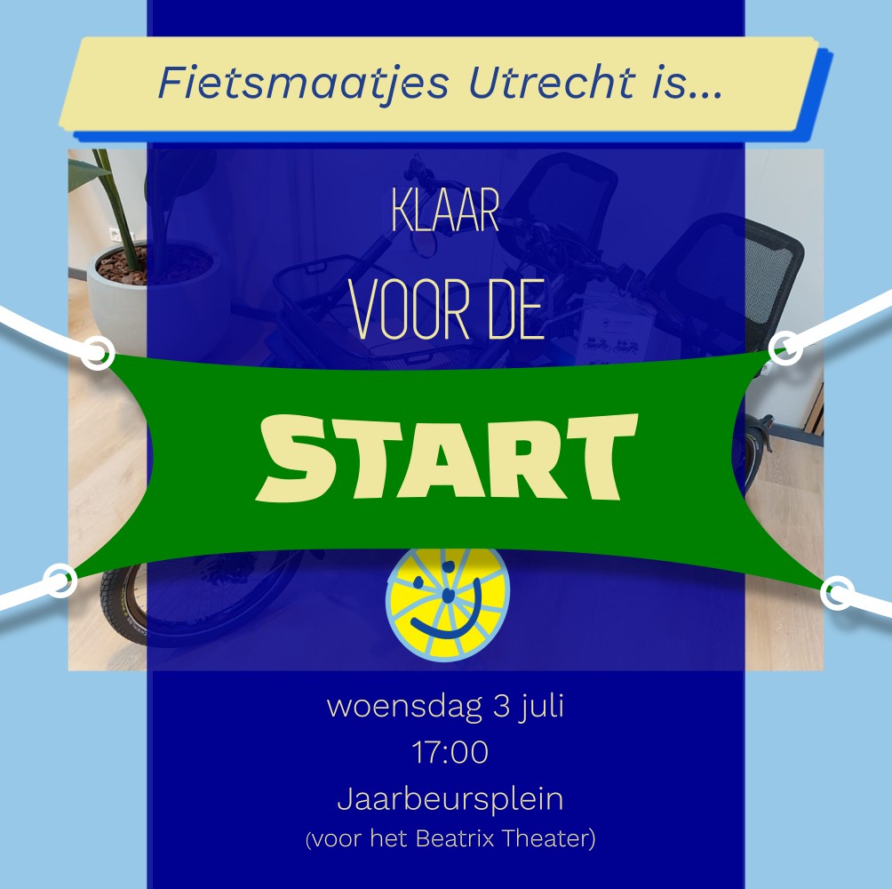 Woensdag 3 juli: Feestelijke lancering Fietsmaatjes Utrecht