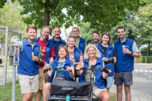De organisatie van Fietsmaatjes Utrecht tijdens de vrijwilligersdag 2025.